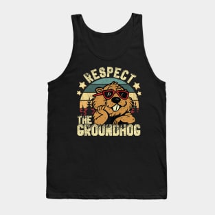 Vintage Respect The Groundhog Tank Top